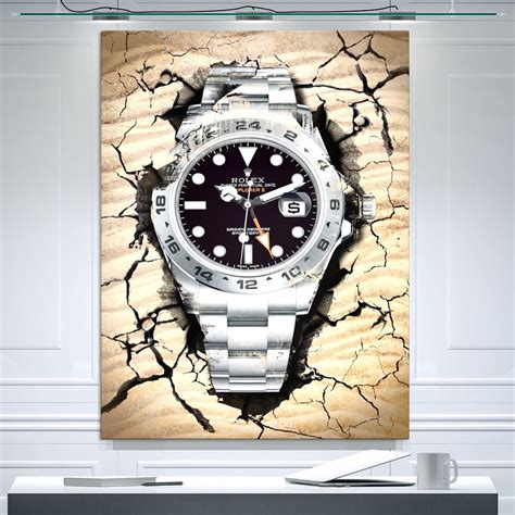 rolex watch artwork poster.